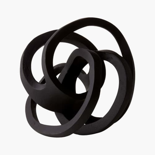 INFINITY BLACK KNOT SCULPTURE image