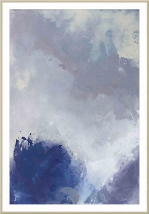 Sugar Plum Dust I by Julia Contacessi Picture Painting German Silver With Frame-52.09"x36.09" image