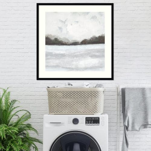 This Place IV Neutral Picture Frame Painting Print on Paper image