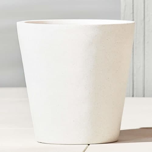 SHORE WHITE STONE INDOOR/OUTDOOR PLANTER MEDIUM image