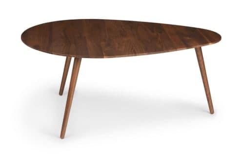 Amoeba Wild Walnut 42.5" Wide Coffee Table image