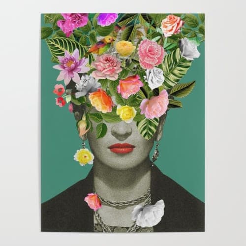 Frida Floral Poster No frame-30"x40" image