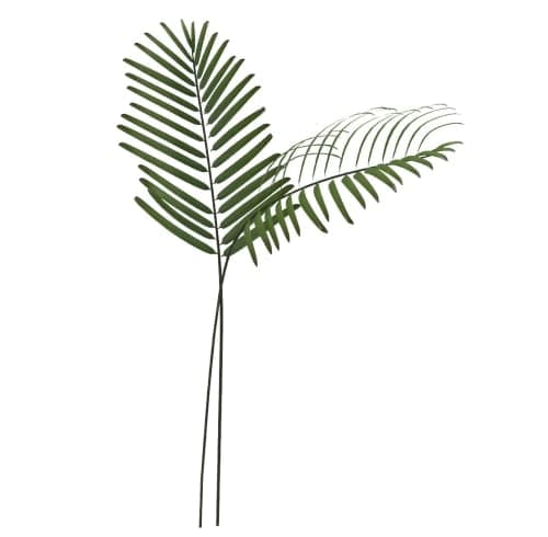 Faux Green Palm Plant Leaf Branch image