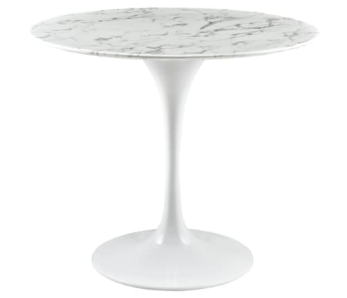 Pila 36" Round Artificial Marble Dining Table image