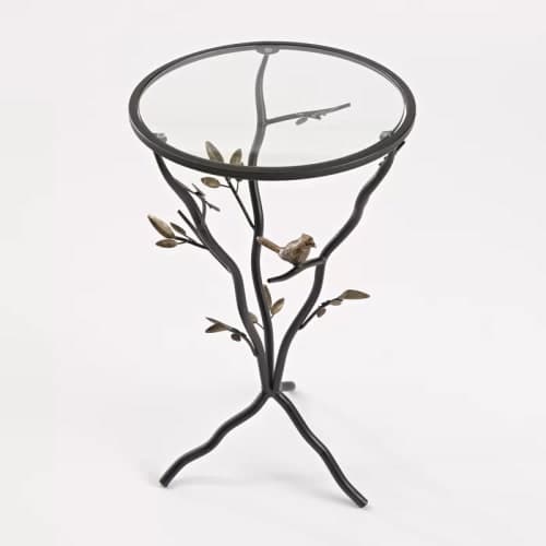 Marguret Glass 3 Legs End Table image