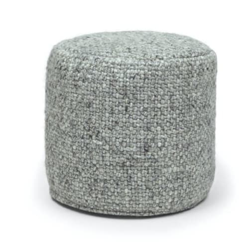 Texa Fog Gray Pouf image
