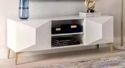 Aria White Tv Stand image