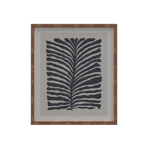 ALISA GALITSYNA BLUE PLANT 1 FRAMED WALL ART image