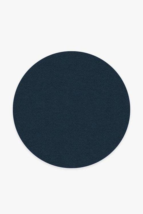 Heathered Solid Navy Rug-6'x6' image