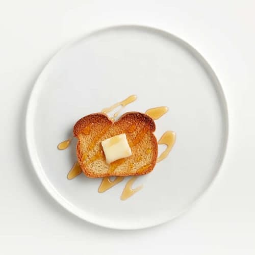 Mercer White Round Porcelain Dinner Plate image