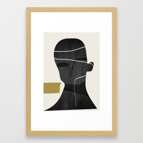 Abstract Portrait 2 Framed Art Print image
