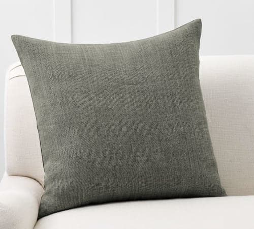 Belgian Linen Pillow Cover Made with Libec Linen Sage Grass image