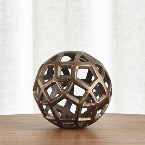 Geo Small Decorative Metal Ball image