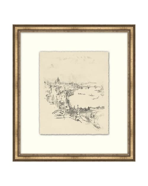 Etched City With Frame-17.75"X19.75 image