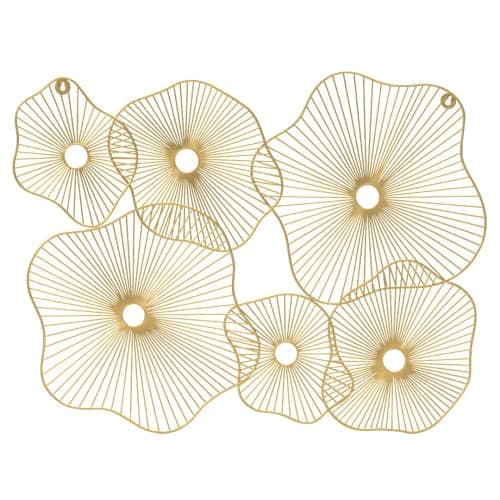 Amoeba Gold Wall Art image