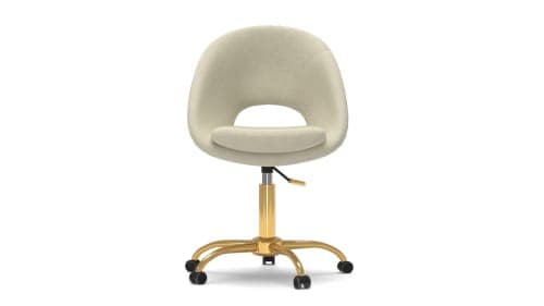 Louise Velvet Modern Task Chair with Ergonomic Design image
