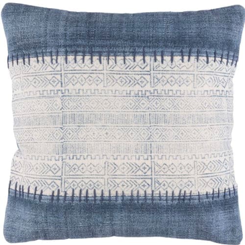 Friedman Cotton Indoor Geometric Square Throw Pillow With Insert image