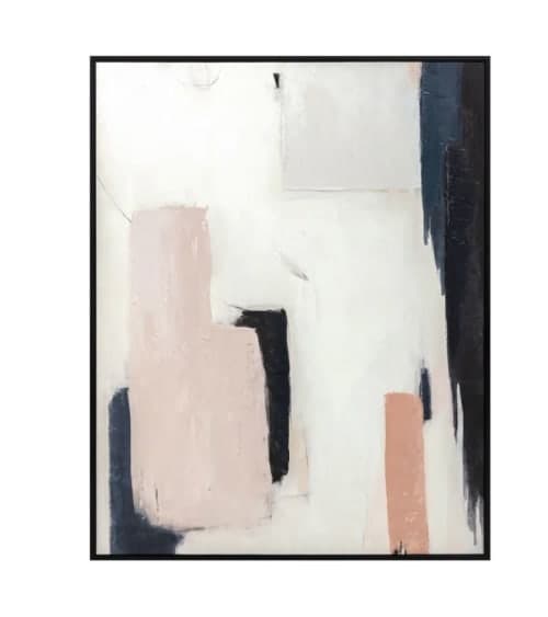 Barely Blushing Framed Canvas image