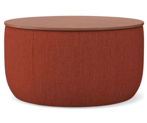 Upholstered Storage Base Ottoman image