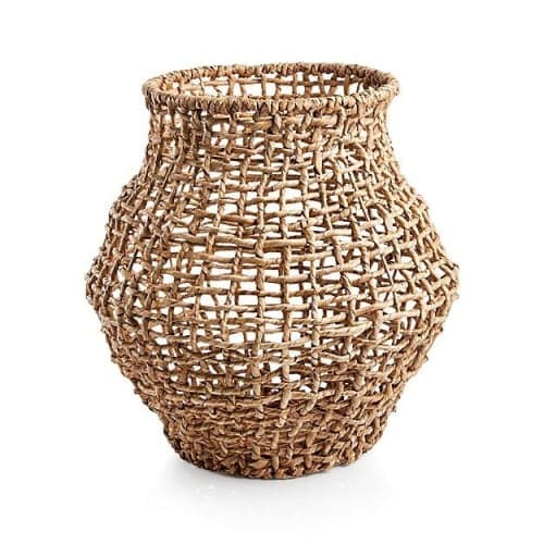 Small Natural Wonky Weave Basket image