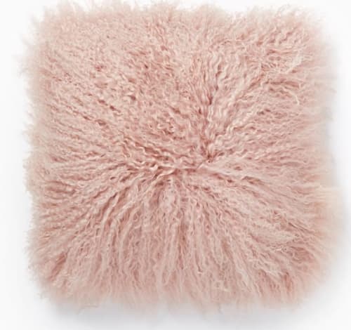 Mongolian Lamb Pillow Cover no insert image