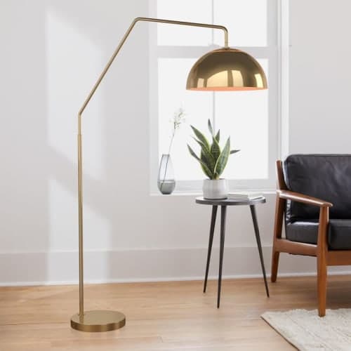 Sculptural Overarching Metal Floor Lamp image