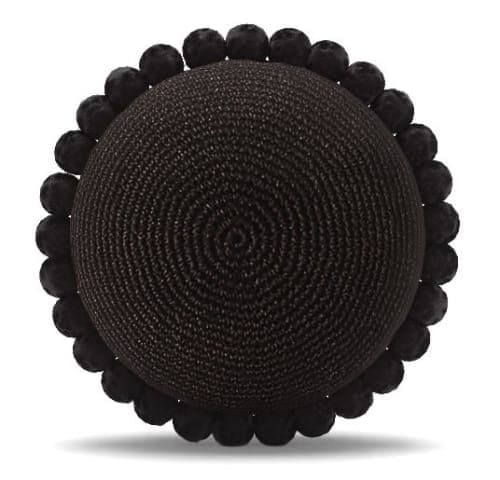 Pico Round Pom Pom Pillows With Insert-18"x18" image
