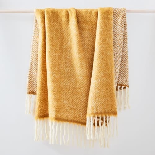 Brushed Herringbone Throw image