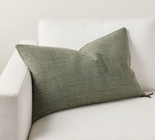 Belgian Linen Lumbar Pillow image