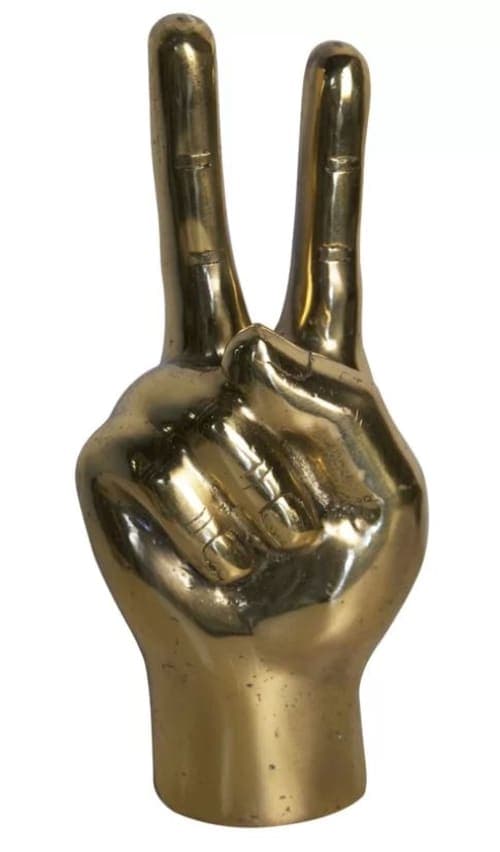 Lusk Peace Sign Sculpture image