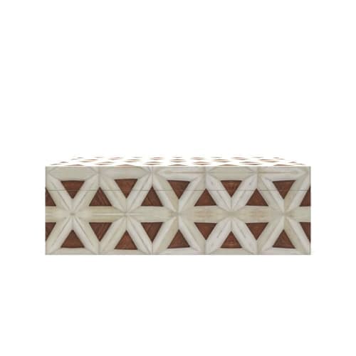 Iniala Triangle Patterned Bone Covered Box image