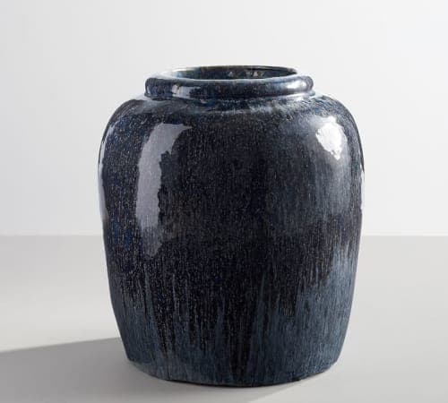 Rustic Blue Jar Small Blue image