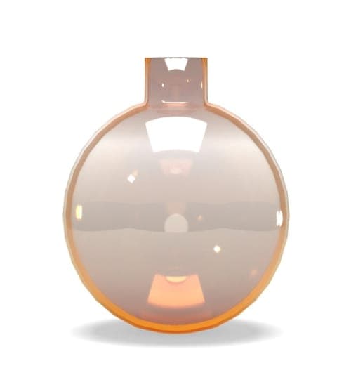 Foundations Glass Tapered Vase Golden Oak image