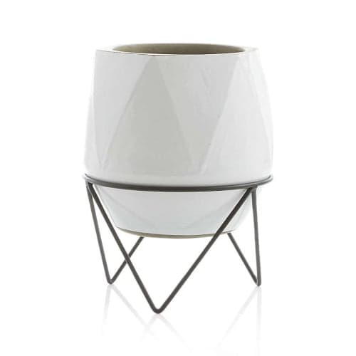 Aaro Medium Geo Planter with Stand image