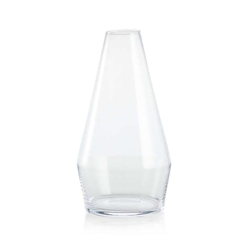 Laurel Angled Clear Glass Vase image