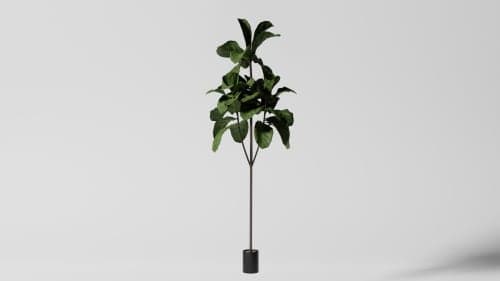 Faux Potted Fiddle Leaf Fig Trees image