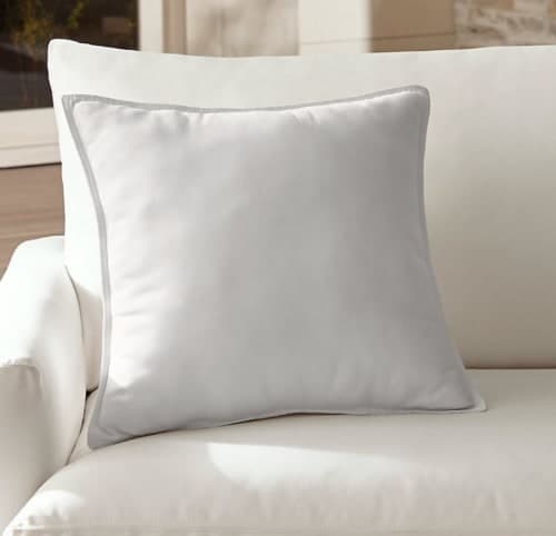 Sunbrella White Sand Outdoor Pillow image