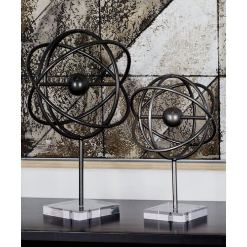 2 Piece Ashlee Acrylic Sculpture Set image