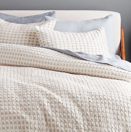 ESTELA GREY AND WHITE DUVET COVER image