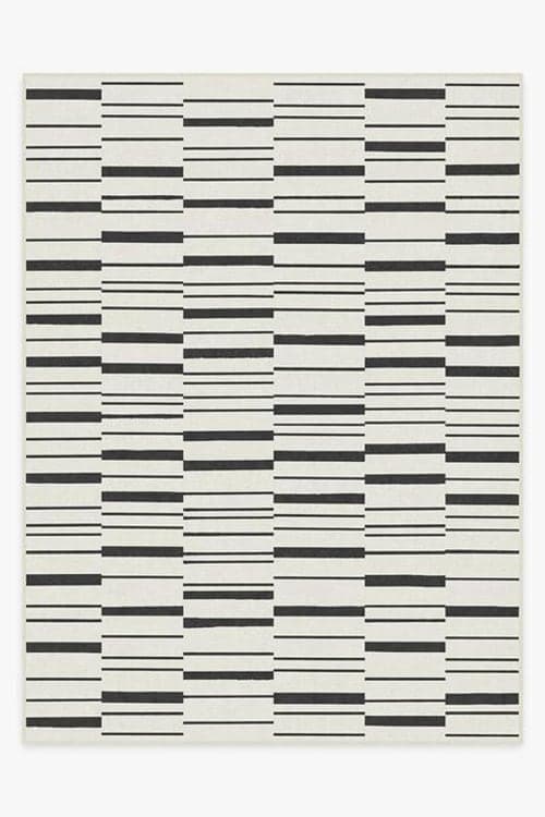 Broken Stripe Black Rug-9'x12' image