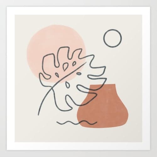 A warm feeling Art Print image