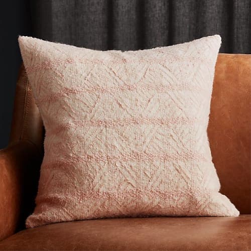 TILDA PINK WHITE CHEVRON PILLOW image