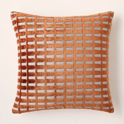 Cut Velvet Archways Pillow Covers no insert image