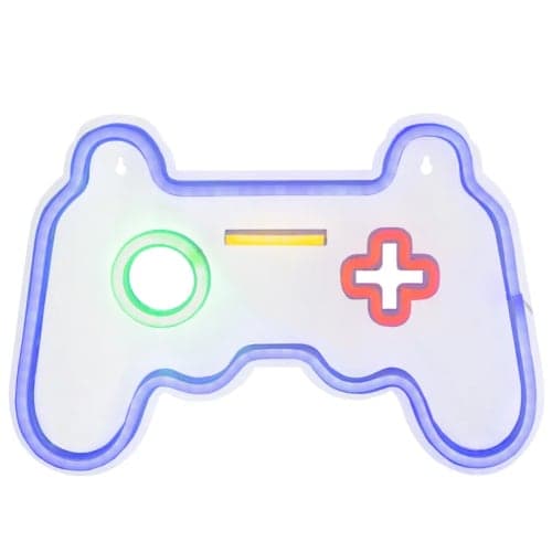 11" LED Neon Style Video Game Controller Wall Sign image