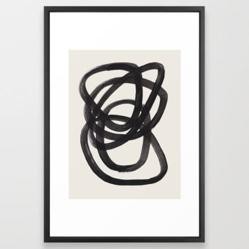 Mid Century Modern Minimalist Abstract Art image