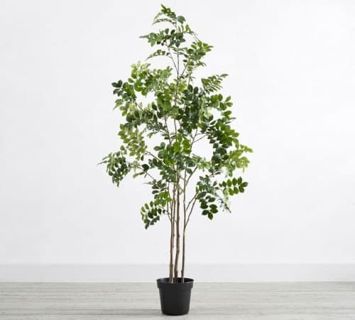 Faux Green Leaf Tree image