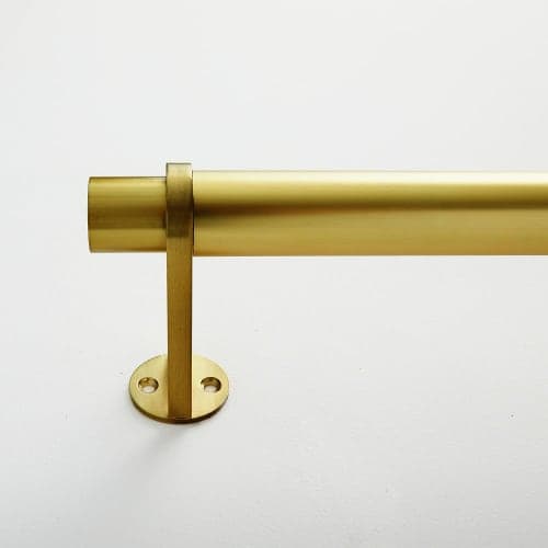 Simple Metal Rod Antique Brass 48''-88'' image
