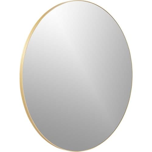 INFINITY ROUND BRASS WALL MIRROR image