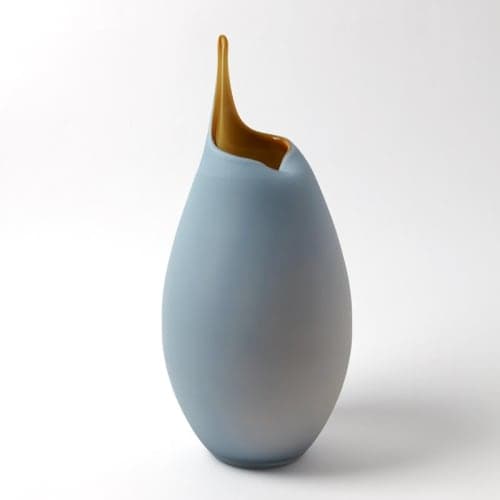 Blue Glass Table Vase image