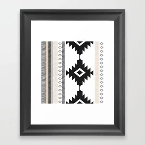 Pueblo in Tan Framed Art Print image
